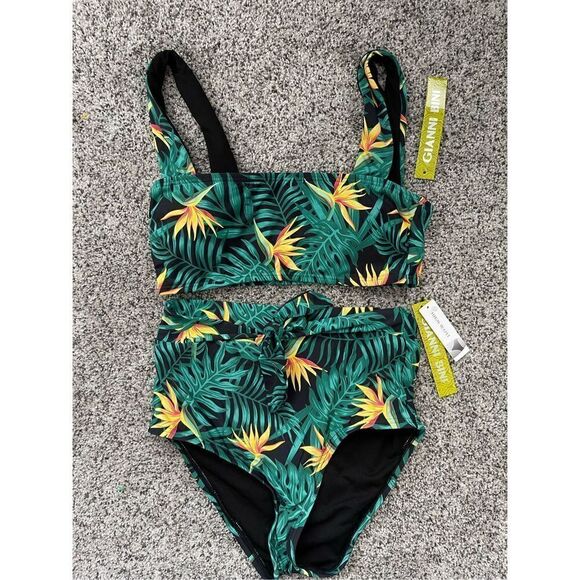 GIANNA Tropical Bikini Swimsuit XS - Picture 1 of 9